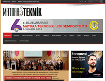 Tablet Screenshot of matbaateknik.com.tr